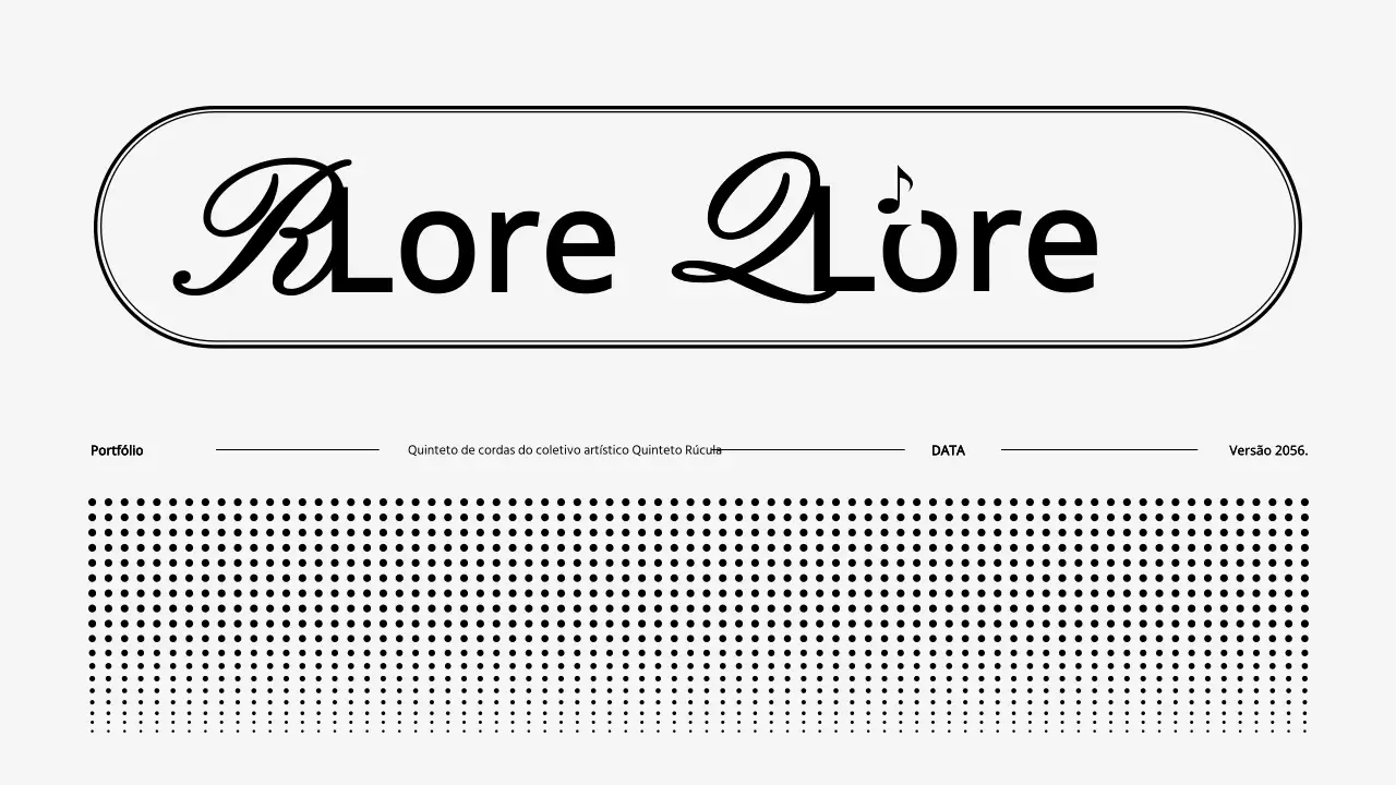 Pasta simples para grupos de concertos em preto