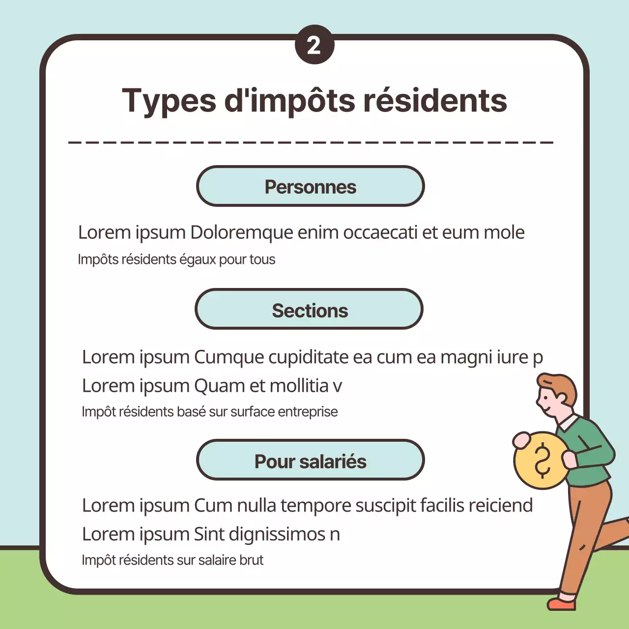 Mettre en évidence les illustrations mignonnes aux couleurs pastel Payer sa déclaration d'impôt sur le revenu des résidents