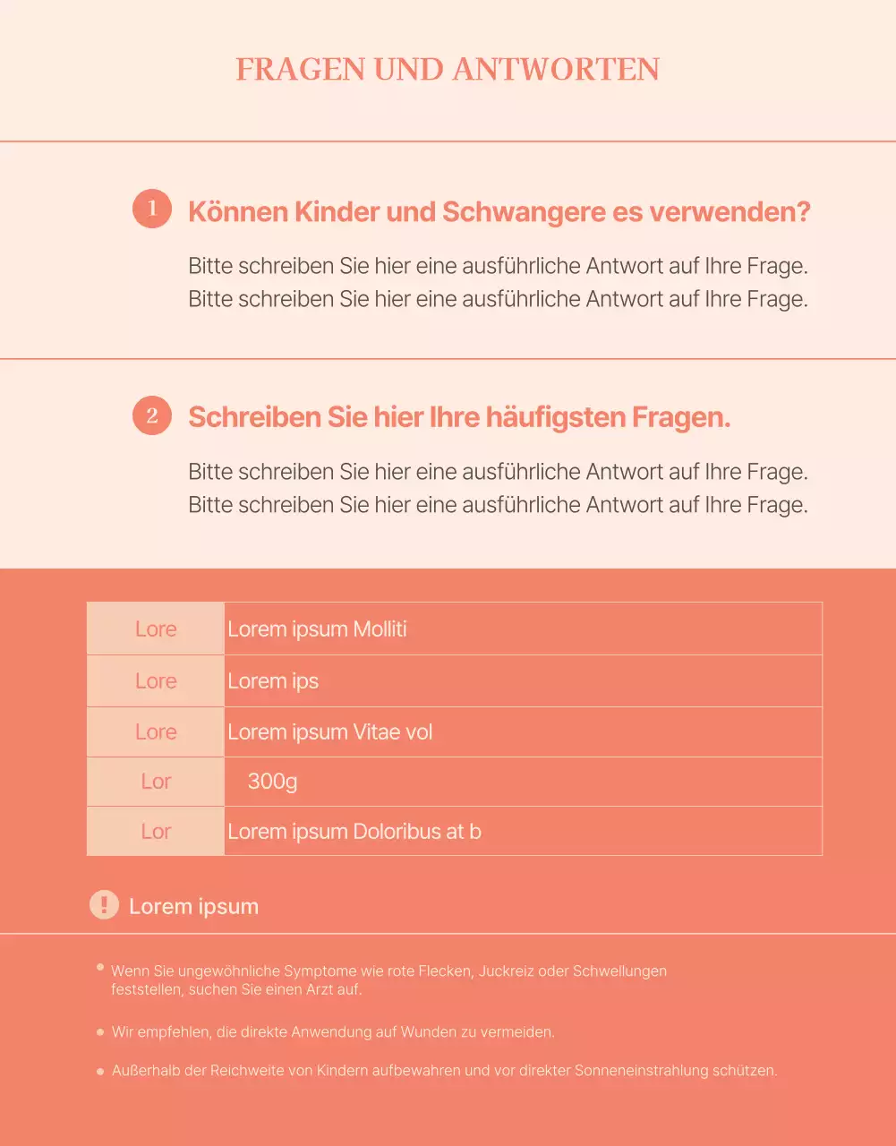 Werbung für ein Körperwaschmittel mit einer rosafarbenen Blumenillustration