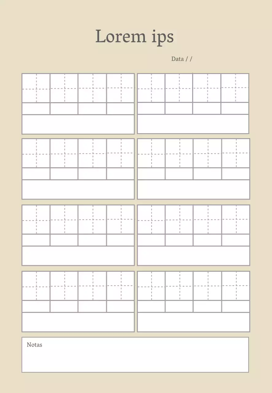 Livro de palavras de kanjis simples de linha bege