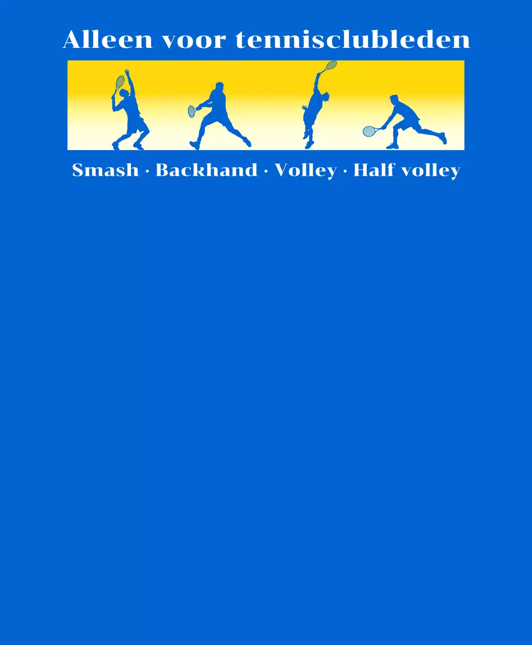 Tennisclubs met hellingen en tennisbewegingsconcepten