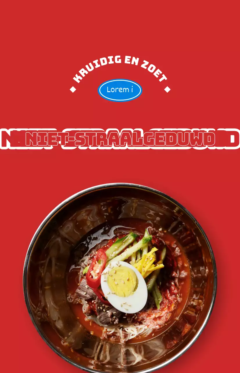 Restaurantpromoties met kleurrijke foto's van verschillende zomerse gerechten