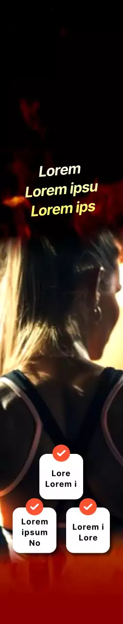 Ein schwarzer und roter Hintergrund für eine auffällige Fitnesswerbung