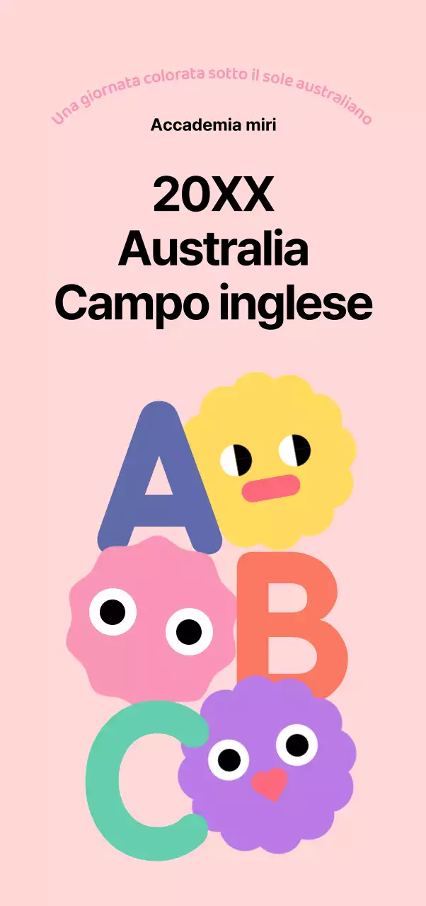 Promuovere i campi di inglese all'estero con simpatiche illustrazioni di personaggi inglesi