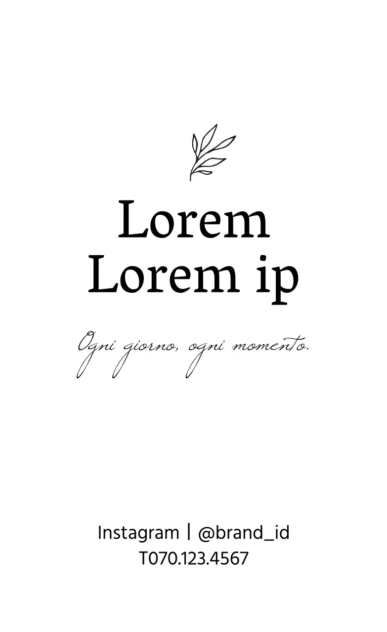 Etichetta di marca solida bianca