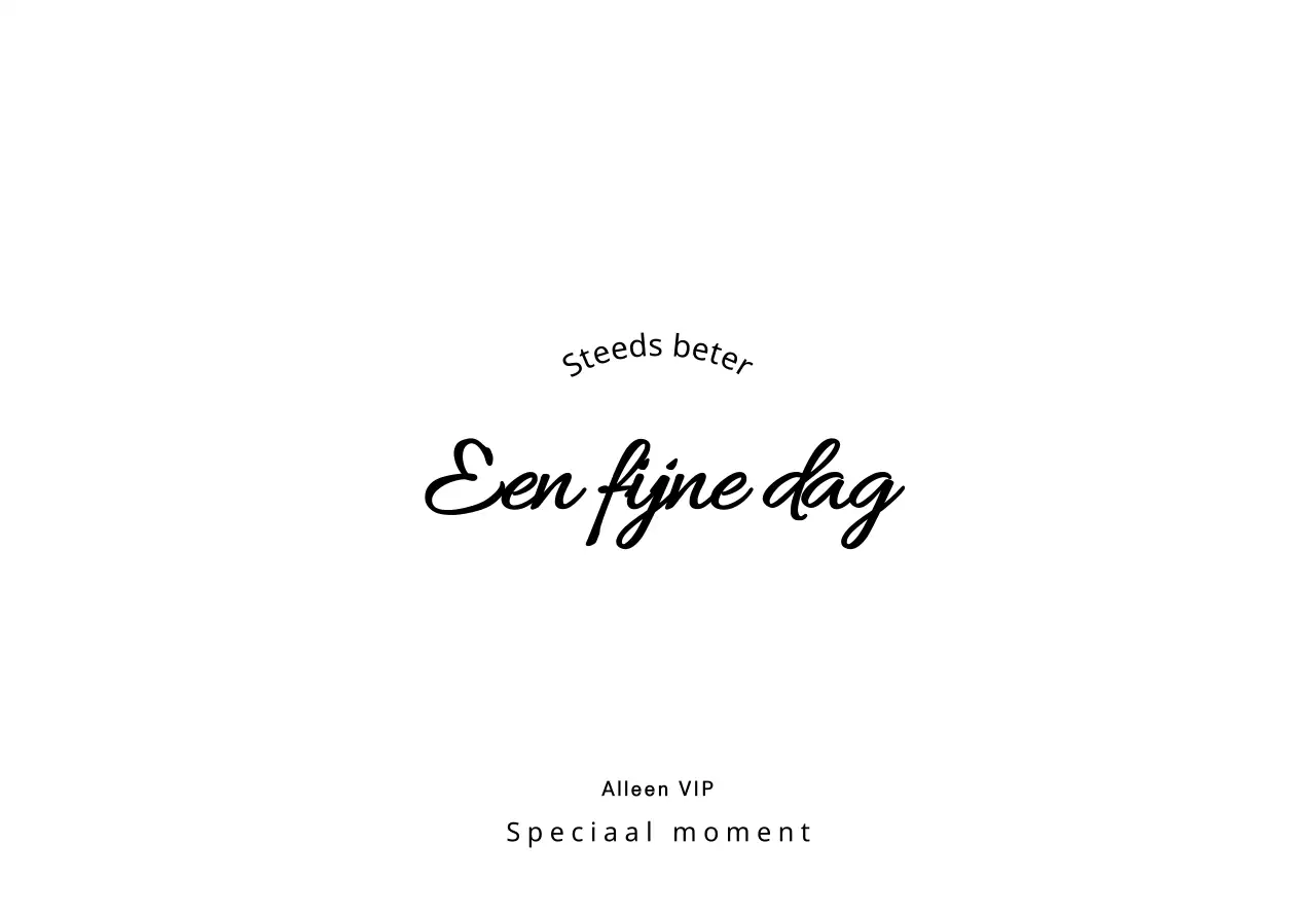 Voor merkgebonden, VIP-only brieven met zwart, luxe handschrift