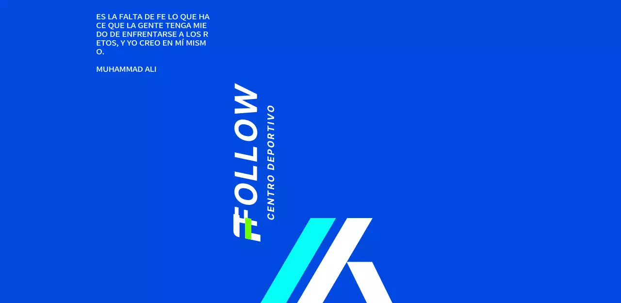 Diseño fuerte y atractivo con degradados de azul claro y azul