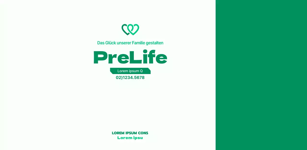 Sauber gestaltete Aufkleber für abgefülltes Wasser im Zusammenhang mit der Versicherungswerbung