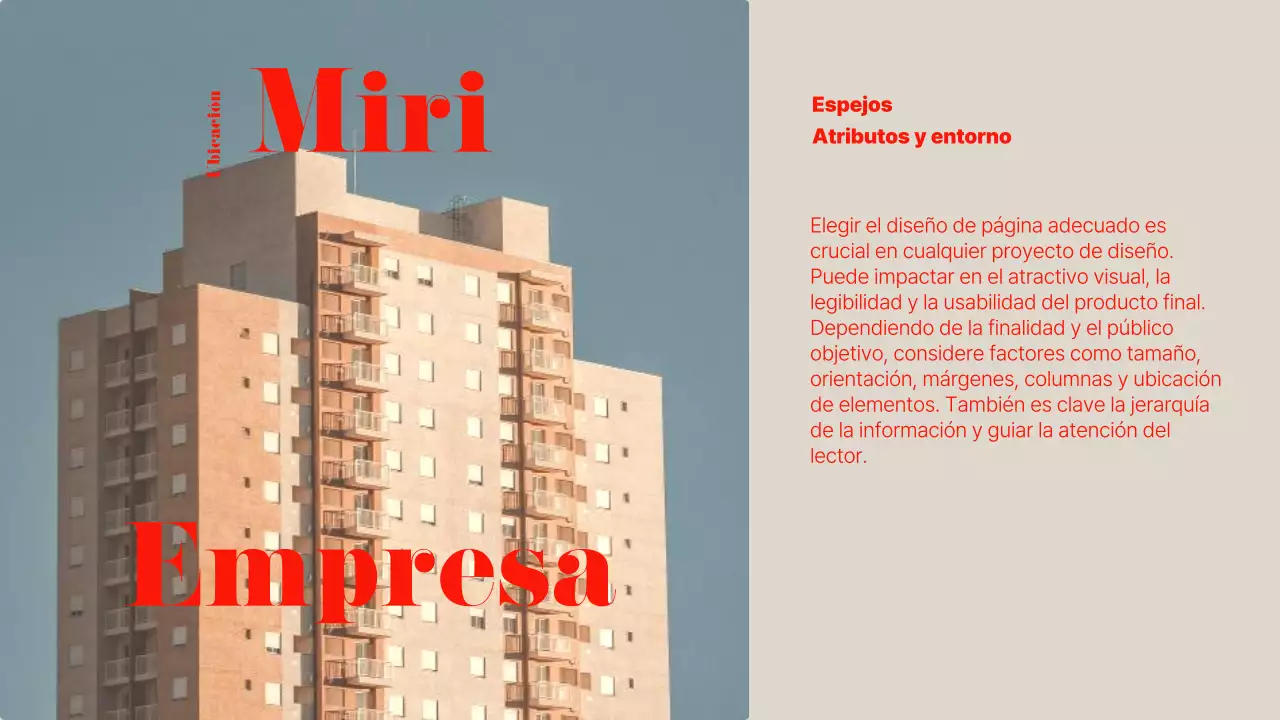 Anuncio comercial de estilo moderno en rojo y chartreuse