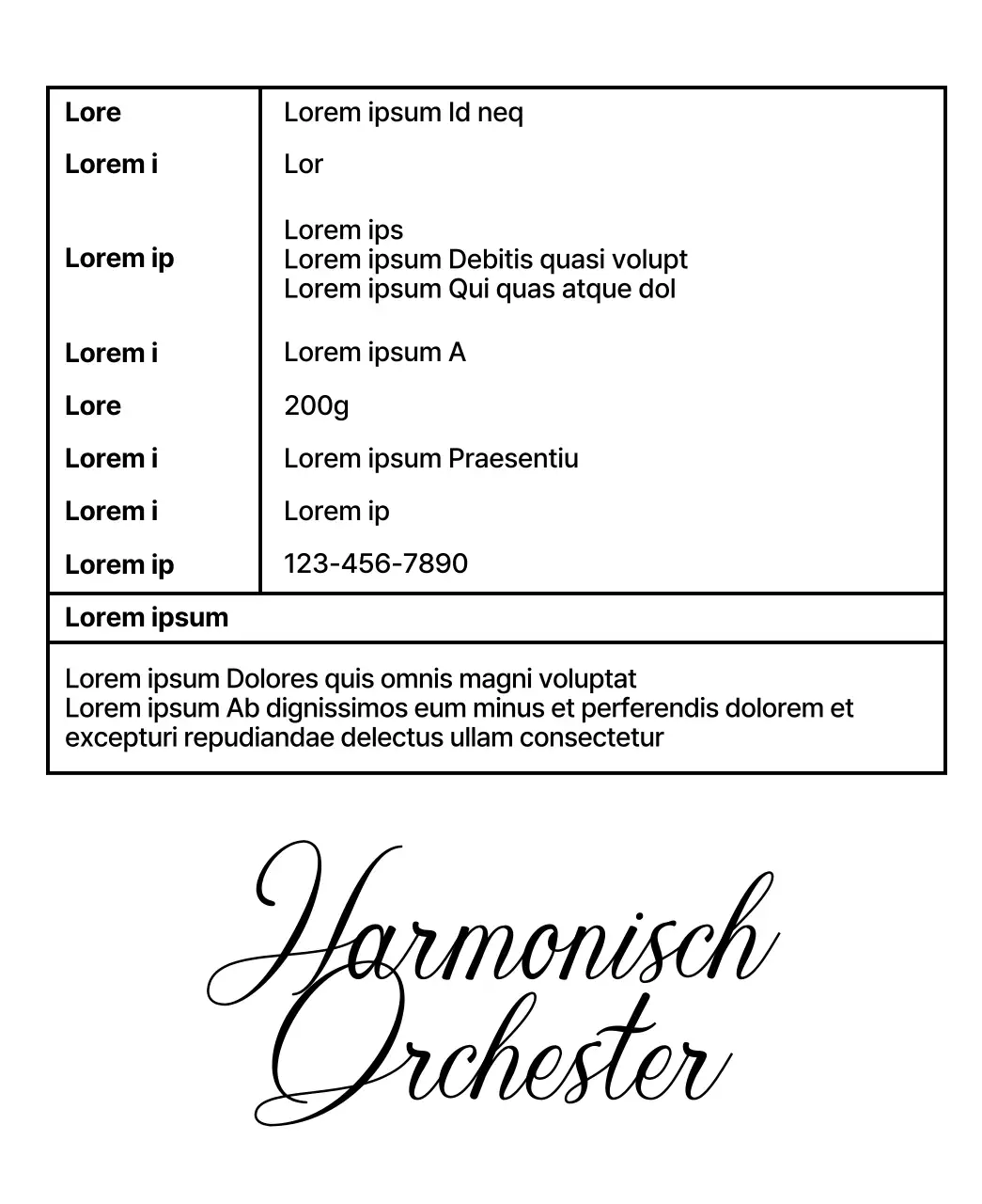 Tropfkaffee mit schwarzen, kursiven Akzenten