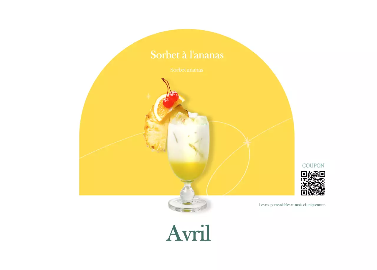 Calendrier des cafés avec recommandation de la boisson du mois