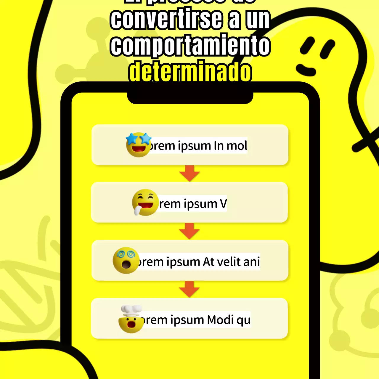 Diseñar un colorido marco ilustrado para el teléfonoPresentación de la dopamina