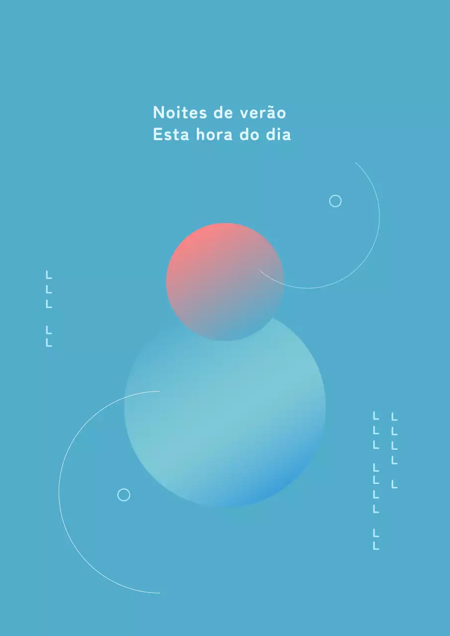 Uma história curta de uma noite azul de verão