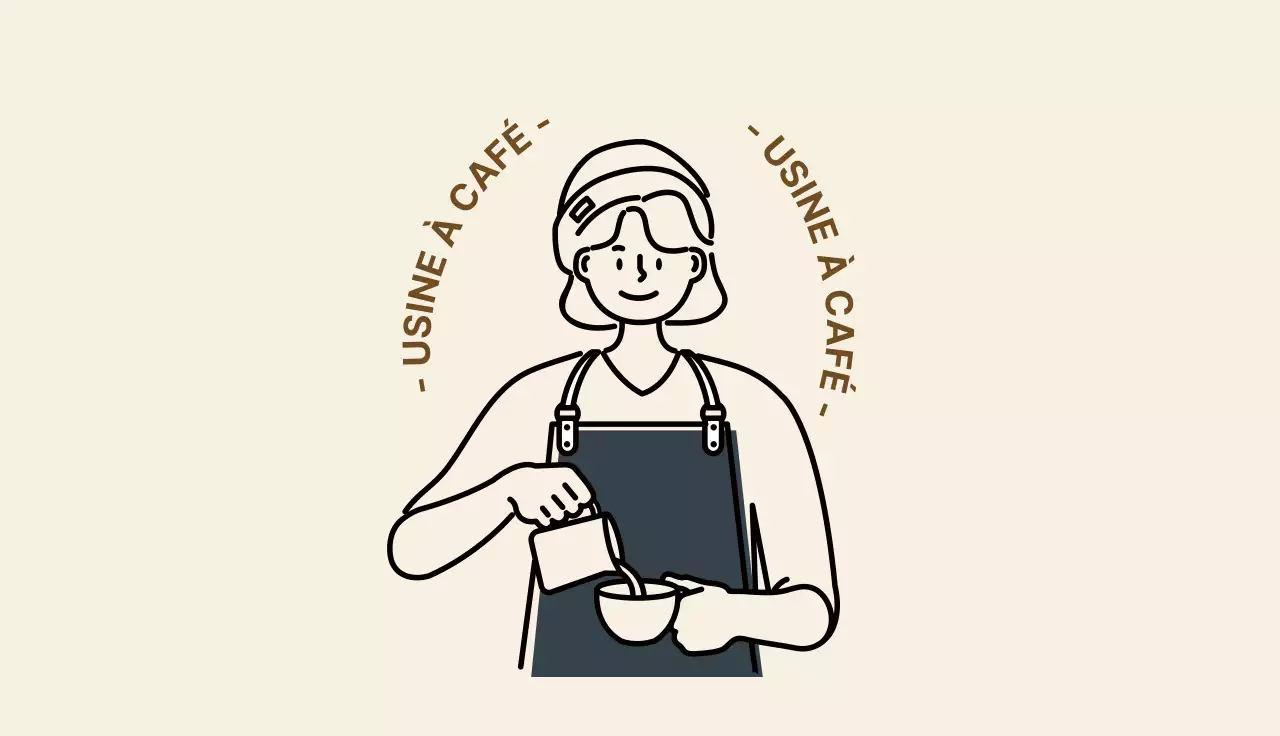 Carte de visite d'un café barista