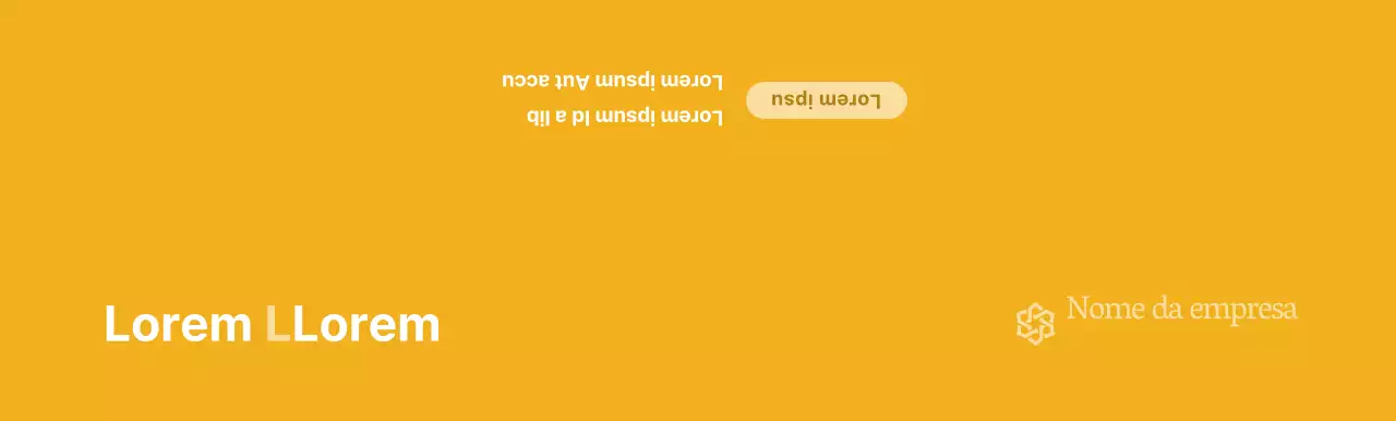 Uma simples promoção de seguro nacional com texto amarelo