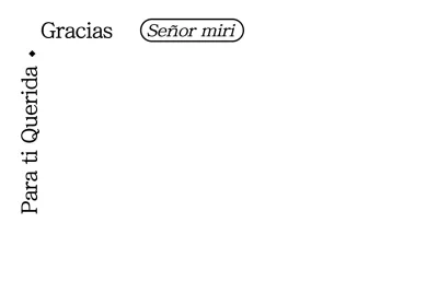 Un diseño sencillo, en blanco y negro y con texto para dar las gracias
