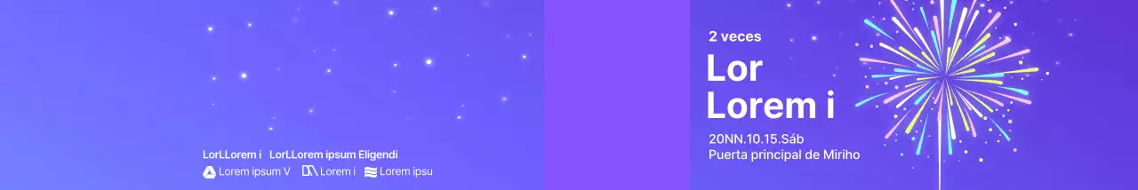 Fondos degradados y diseños de estrellas para fuegos artificiales