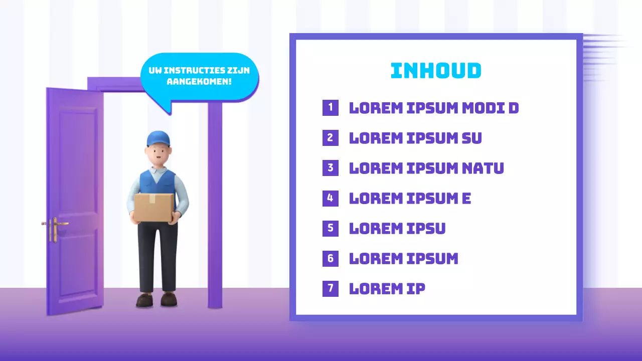 Maak kennis met de purple sky easy shipping solution Levering