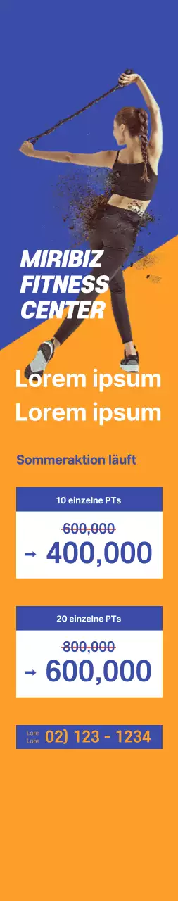 Bewerben Sie die attraktiven Werbeveranstaltungen Ihres Fitnessstudios