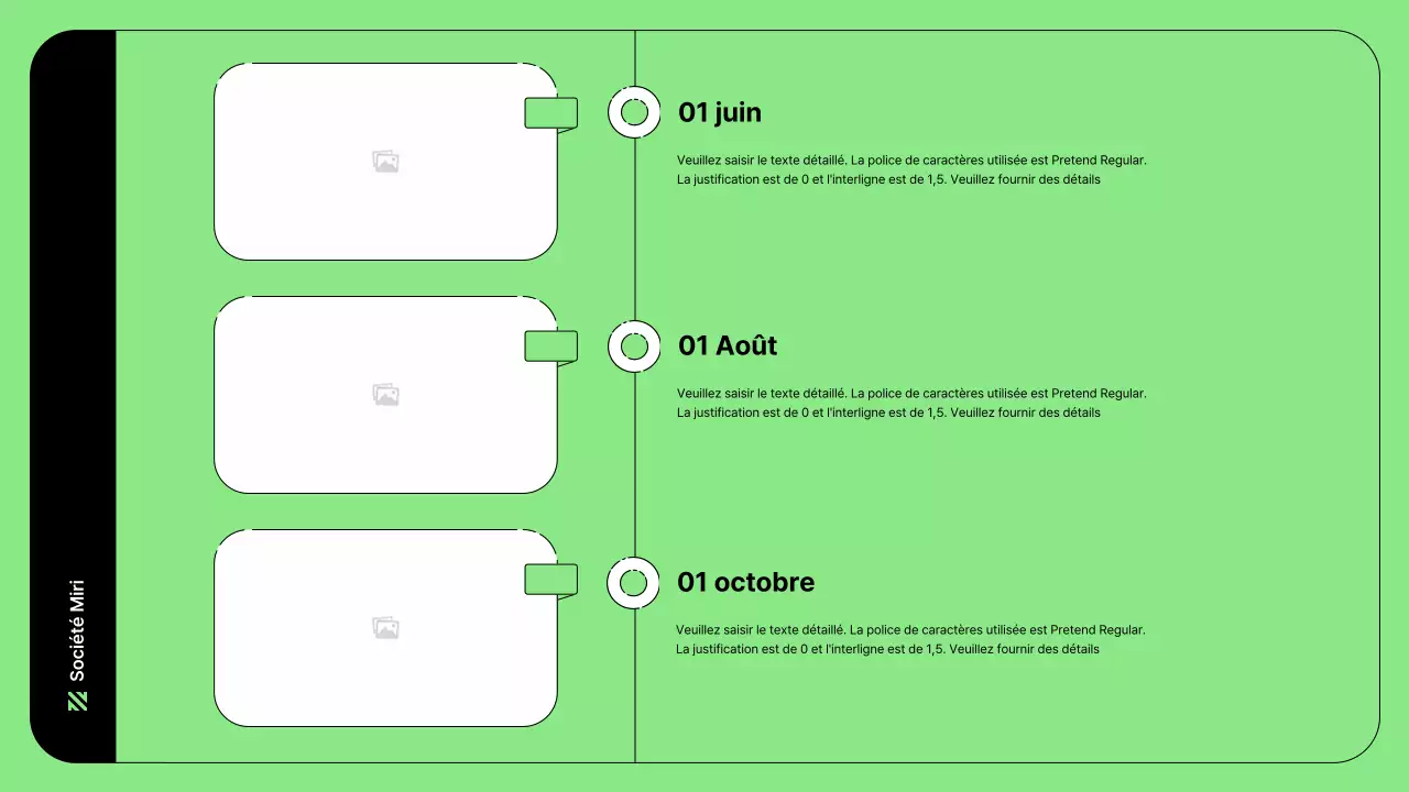 Illustration d'entreprise avec des lignes simples en vert