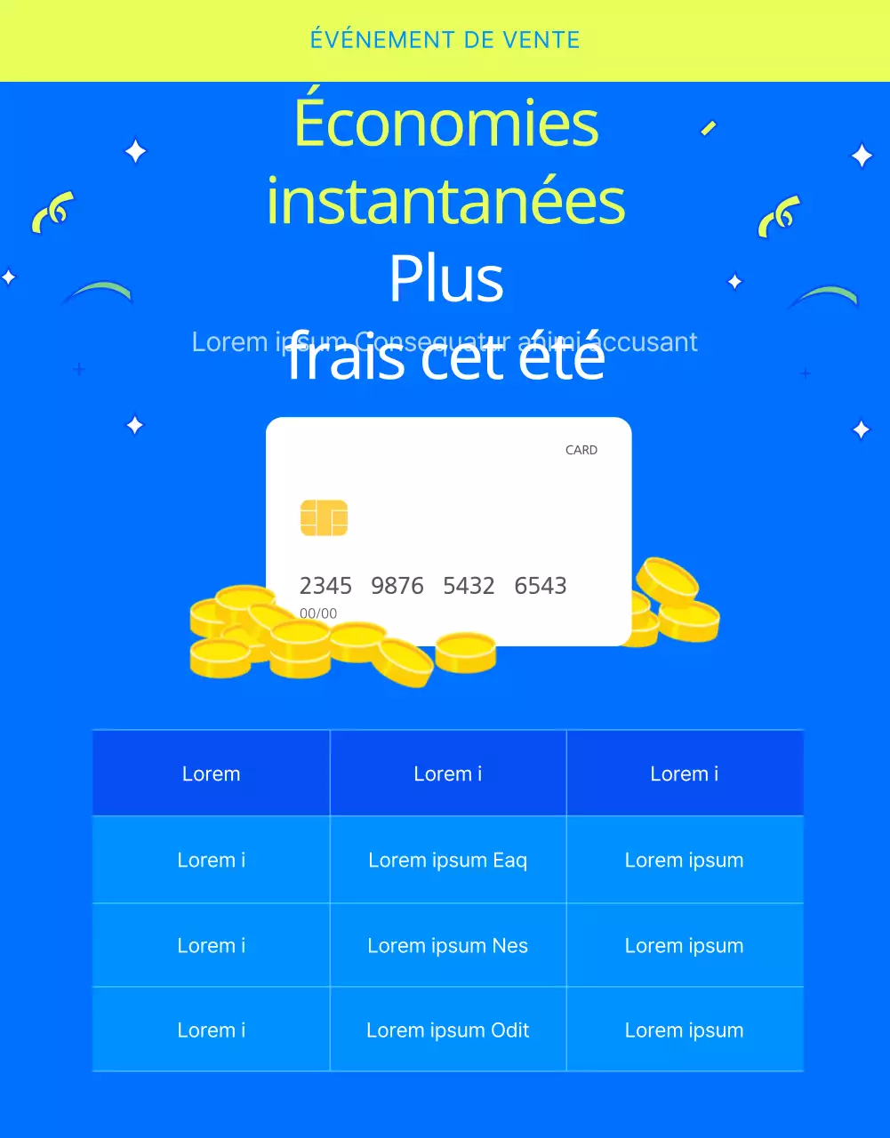 Appareils d'été en vente en bleu clair et chartreuse