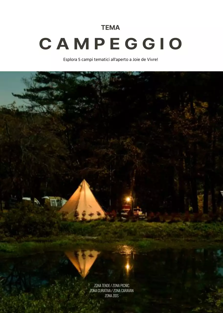 Promozione del campeggio Aurora emozionale