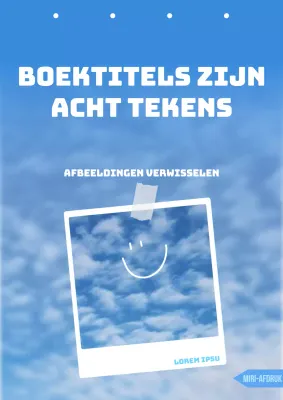 Een eenvoudig te gebruiken essay dat kan worden aangepast aan elke boektitel met behulp van luchtfoto's