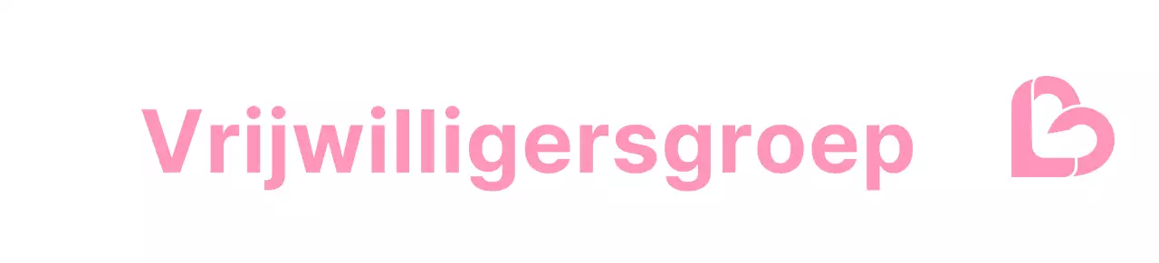 Roze voor het bevorderen van vrijwilligerswerk