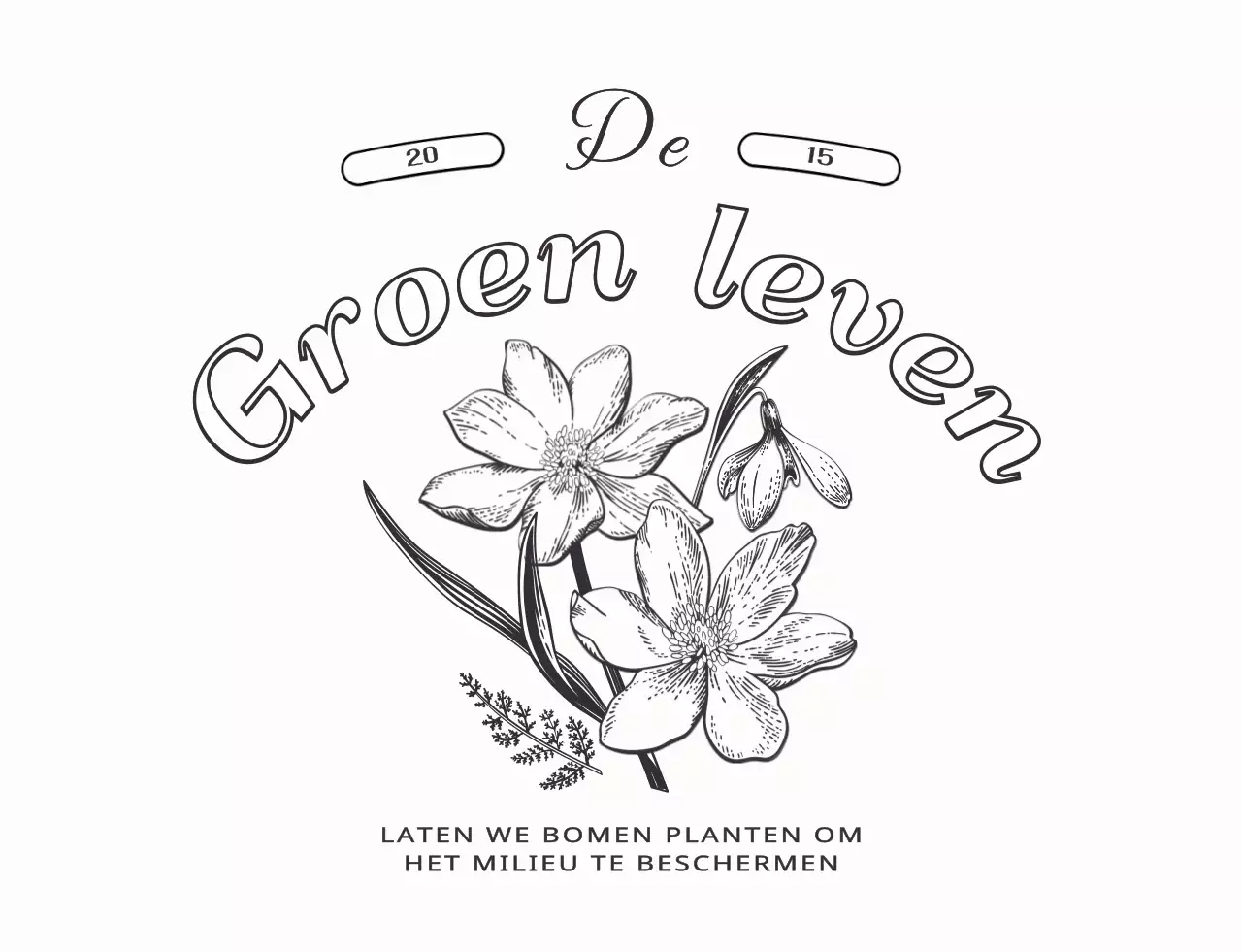 Persoonlijke goederen met een sentimentele botanische illustratie opmaakstijl