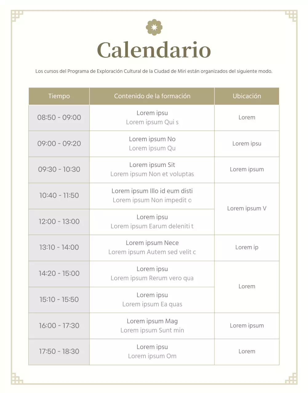 Un relajante póster tradicional con acabado de porcelana en color marfil.