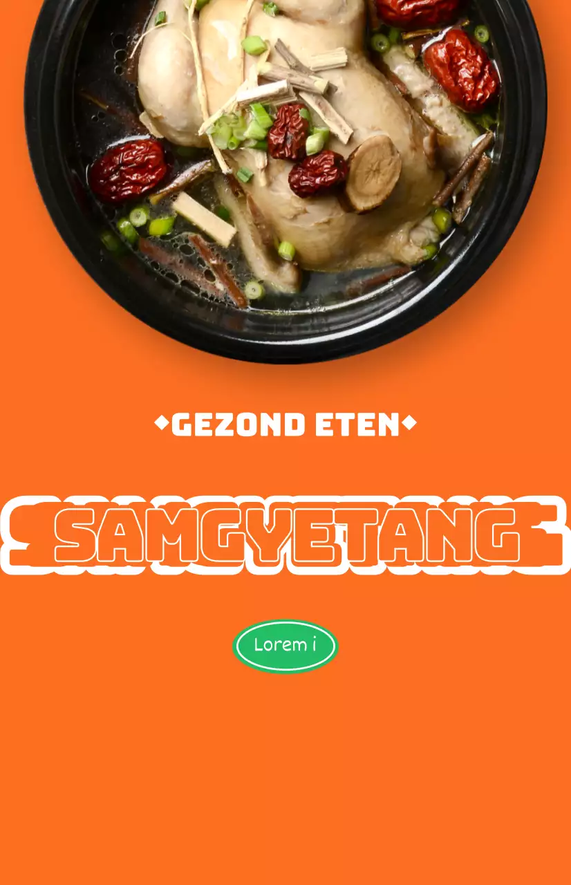 Restaurantpromoties met kleurrijke foto's van verschillende zomerse gerechten