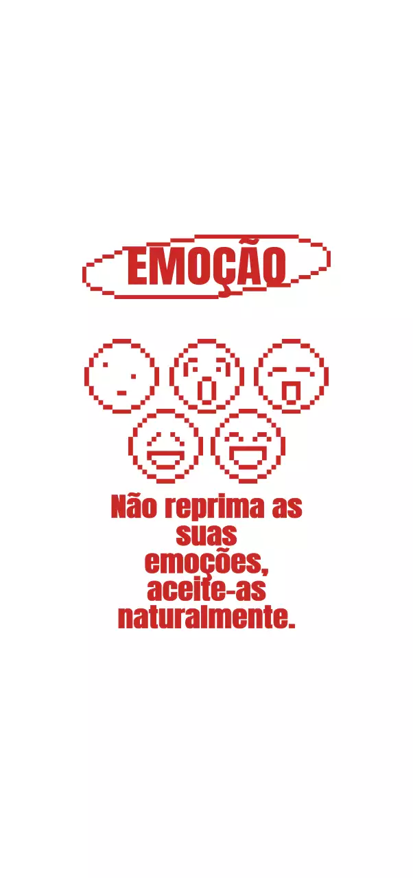 Concebida com ilustrações de pontos bonitos e um fundo vermelho