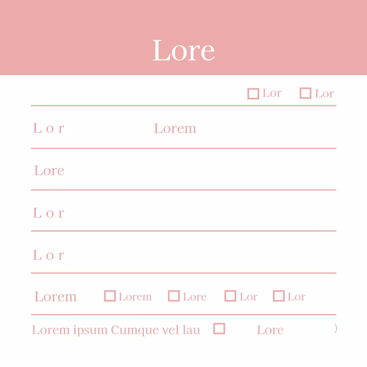 Carte de réceptionniste d'hôpital simple et rose