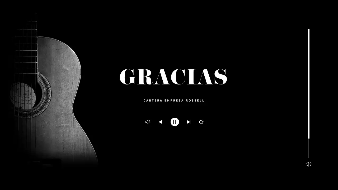 Una sencilla cartera de guitarrista en negro