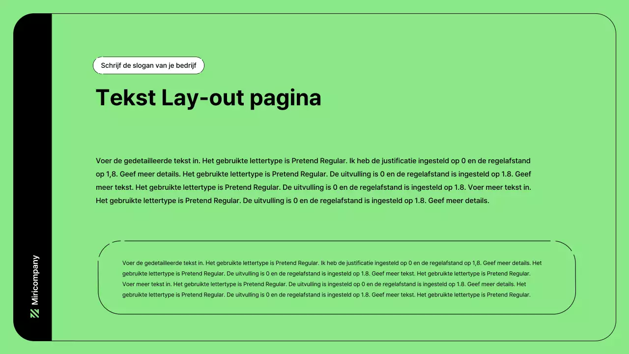 Zakelijke illustratie met eenvoudige lijnen in groen