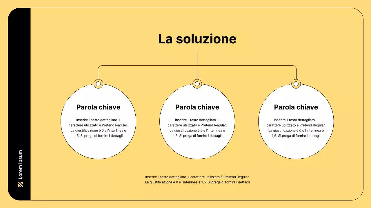 Illustrazione aziendale con linee semplici e colore giallo