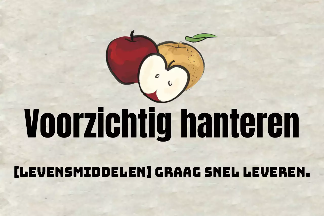 Voorzichtig hanteren