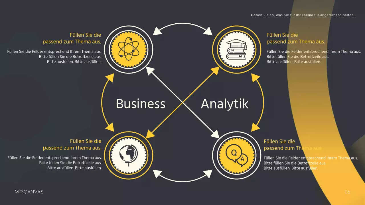 Eine Zahnradpipette mit gelben Linien auf schwarzem Hintergrund als Punkte