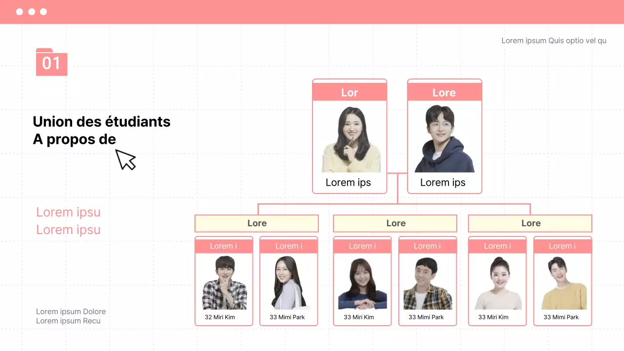 Annoncer la plénière de fin de mandat dans un style simple de beige et de rose