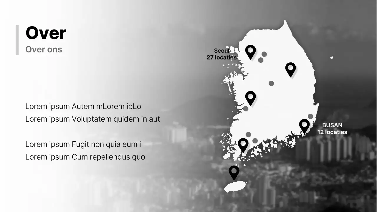 Een modern zakelijk voorstel in zwart-wit