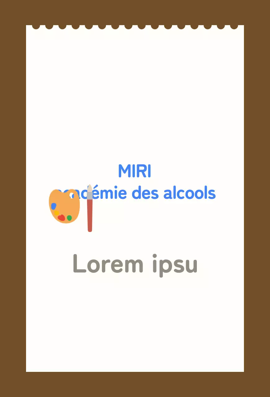 École d'art pour enfants en balsa sur fond de carnet de croquis blanc