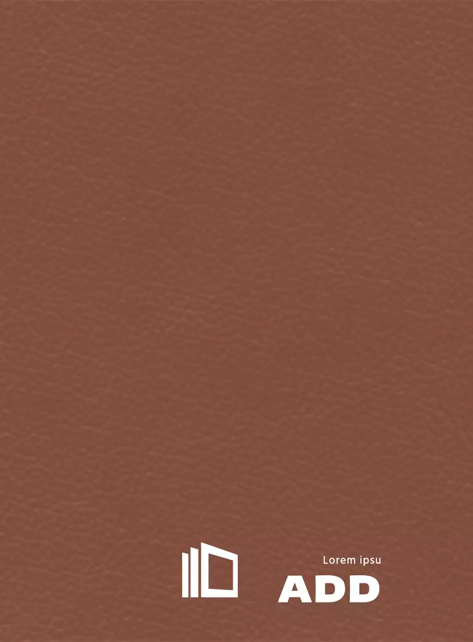 Konzeptuelles Werbemittel für ein Unternehmen mit Logo-Symbol in Form von sauberen Papierschichten