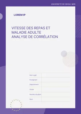 Couverture de rapport simple en violet