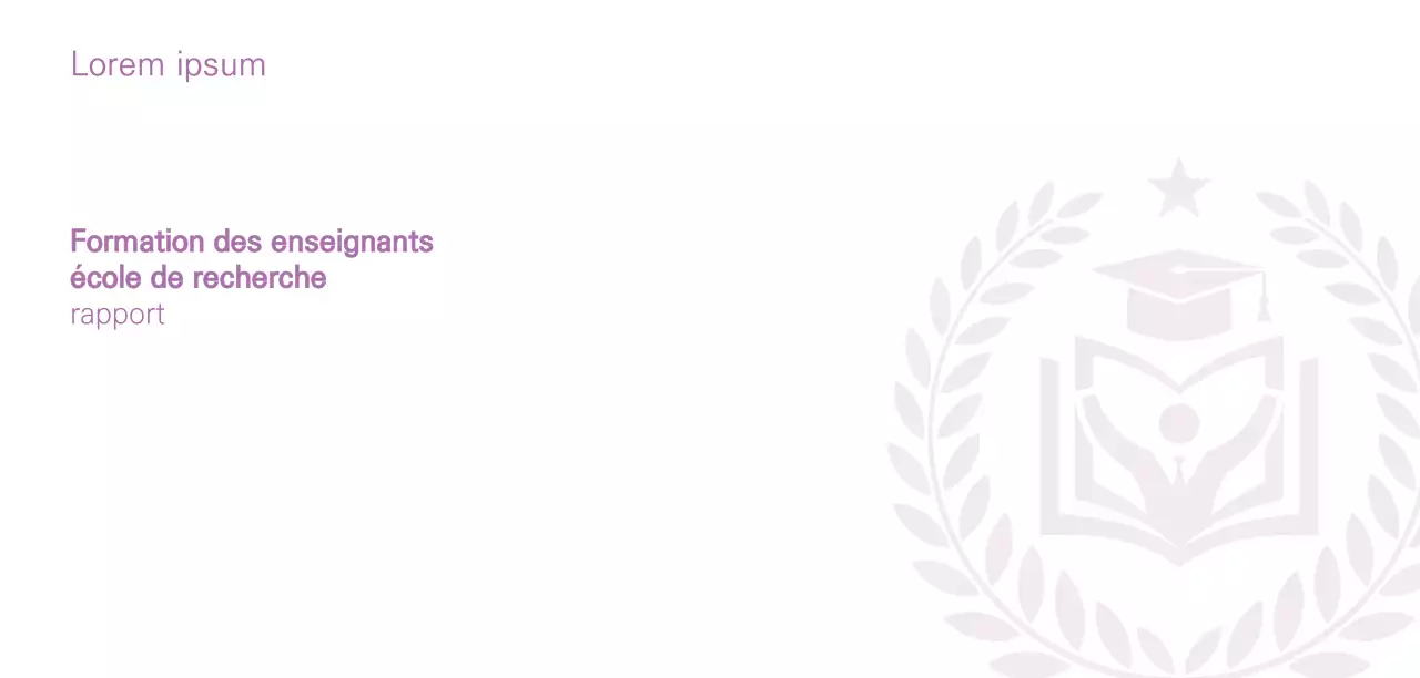 Rapports avec votre logo sur fond blanc