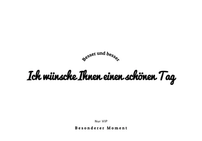 Für gebrandete VIP-Briefe mit schwarzer, luxuriöser Handschrift