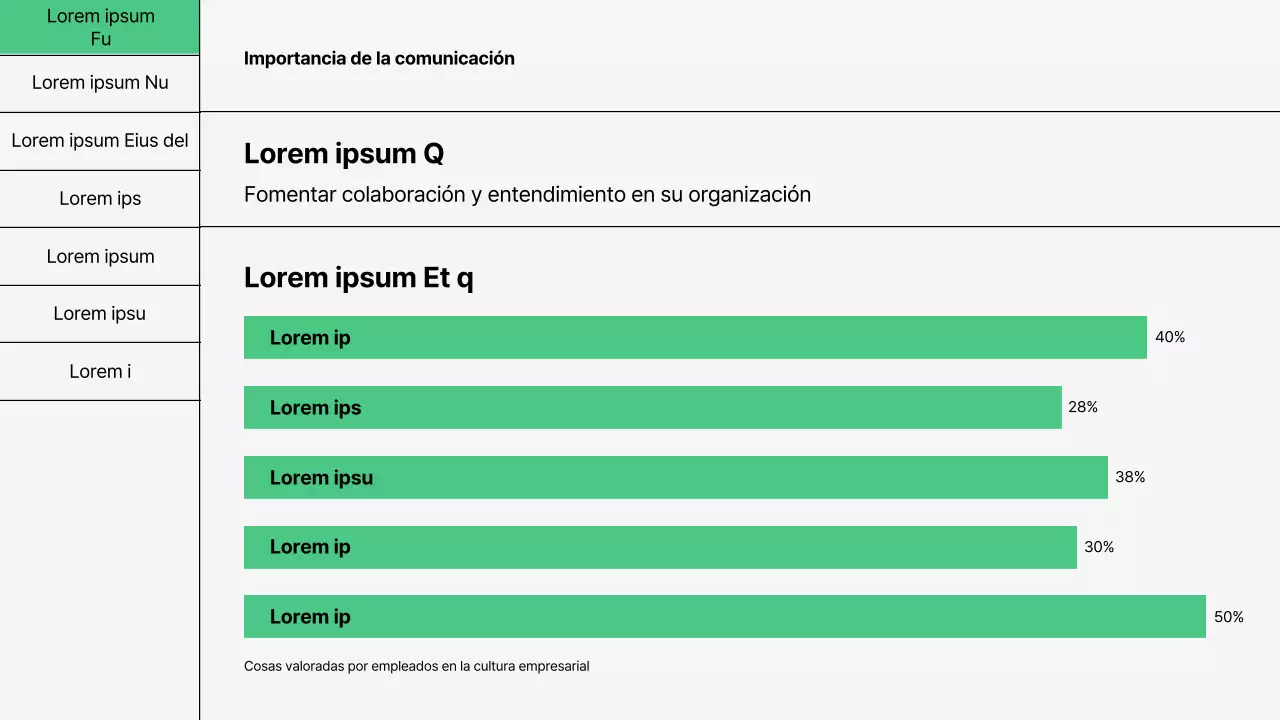 Formación en técnicas básicas de comunicación en verde y blanco