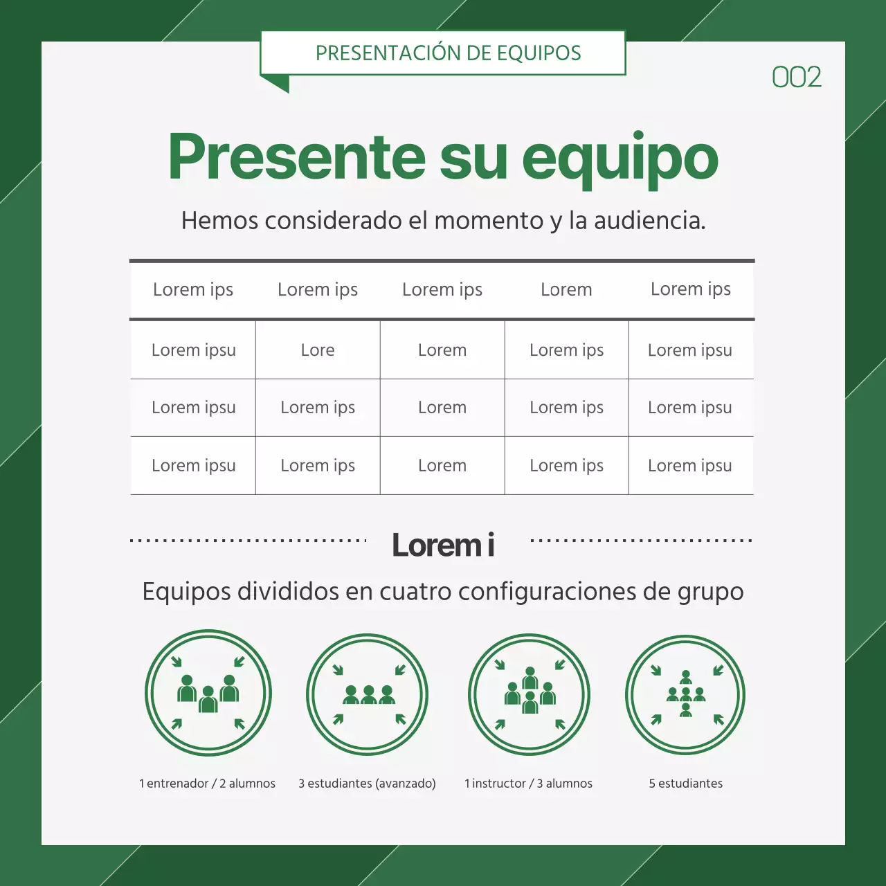 Promover la captación de ejercicio con un ambiente verde y de parque infantil