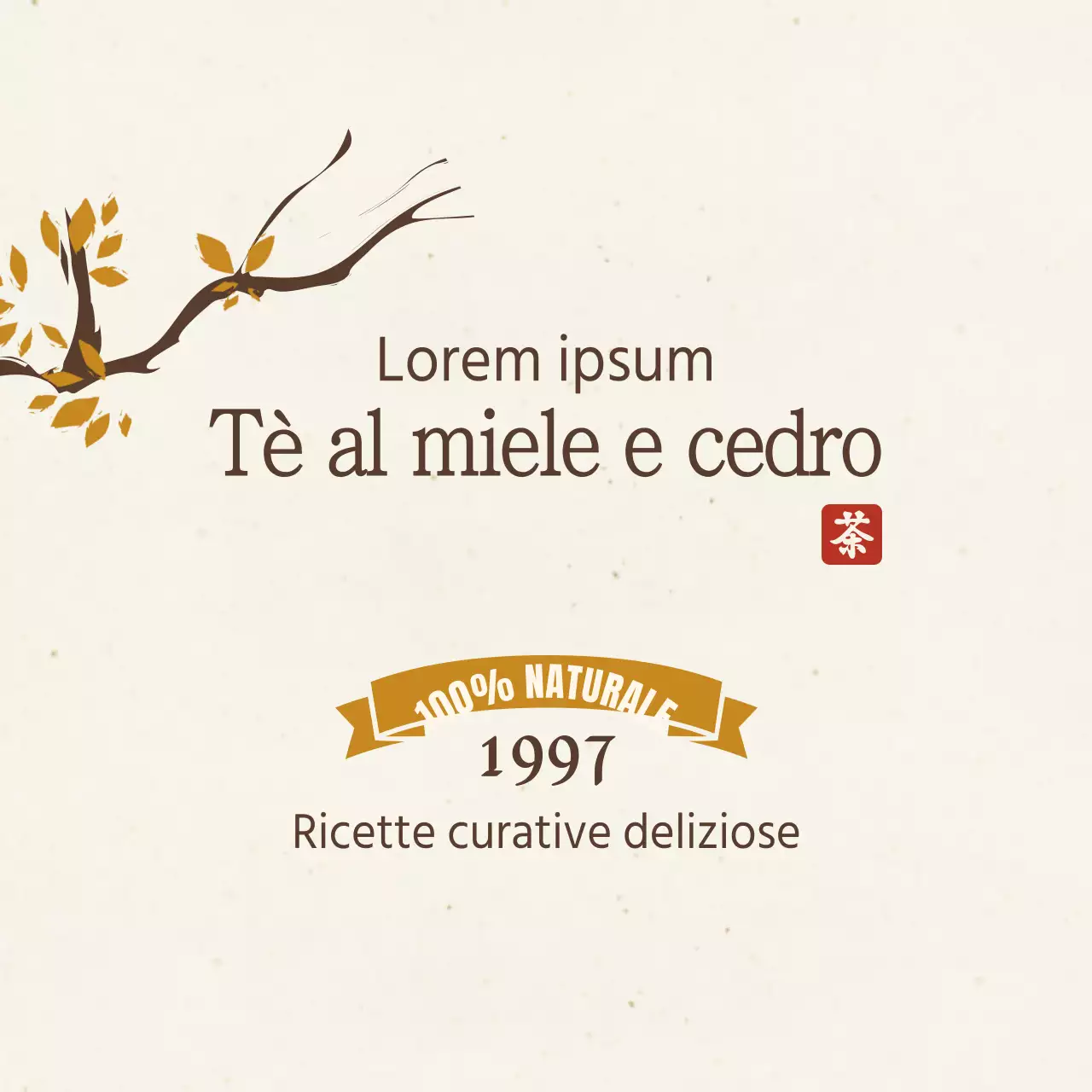 Tè al miele e cedro