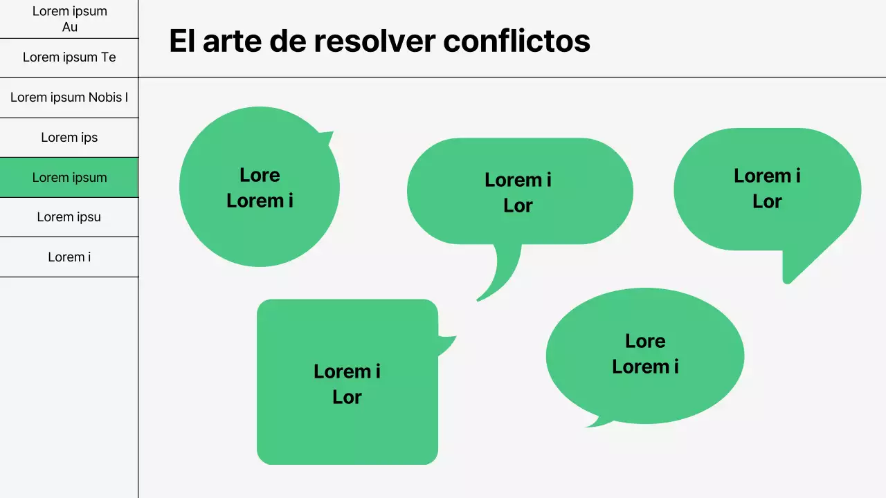 Formación en técnicas básicas de comunicación en verde y blanco