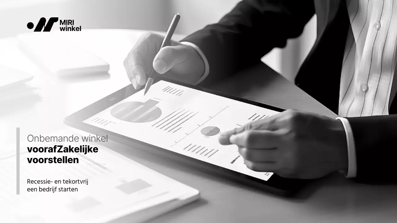 Een modern zakelijk voorstel in zwart-wit